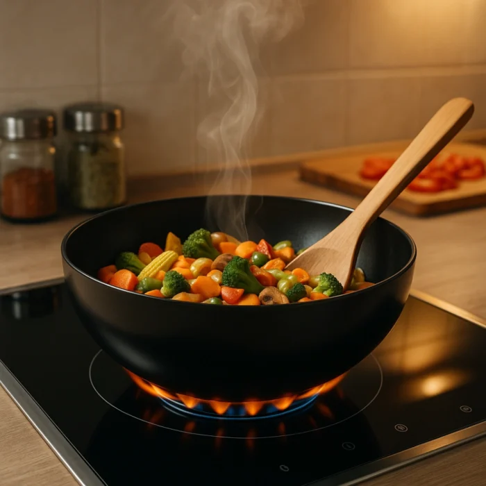 Deep Tasra – Hard Anodized, 3 mm Thick (16/18/20/22/24/26/28/30/32/34 cm) Heavy-Duty Cooking - Image 1